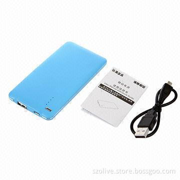 Super slim power bank 4000mah